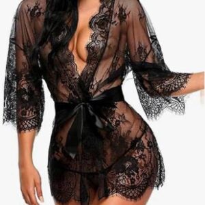 Memoriesea-Lace kimono doll underwear