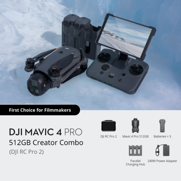 DJI Mavic 4 Pro 512GB Creator Combo（DJI RC Pro 2）3239 美元